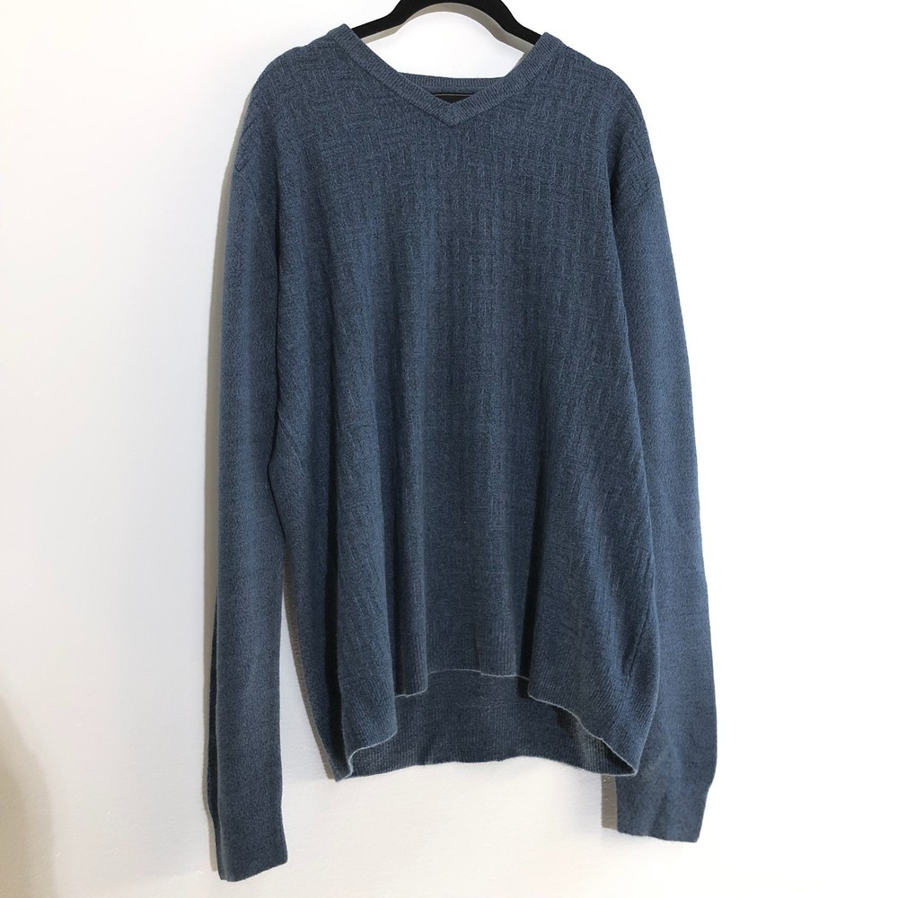 WP Weatherproof Slate Vneck Long sleeve Men Large